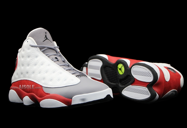 414571-126,AJ13,Air Jordan 13 414571-126 AJ13 Air Jordan 13 Retro “Grey Toe” 发售信息