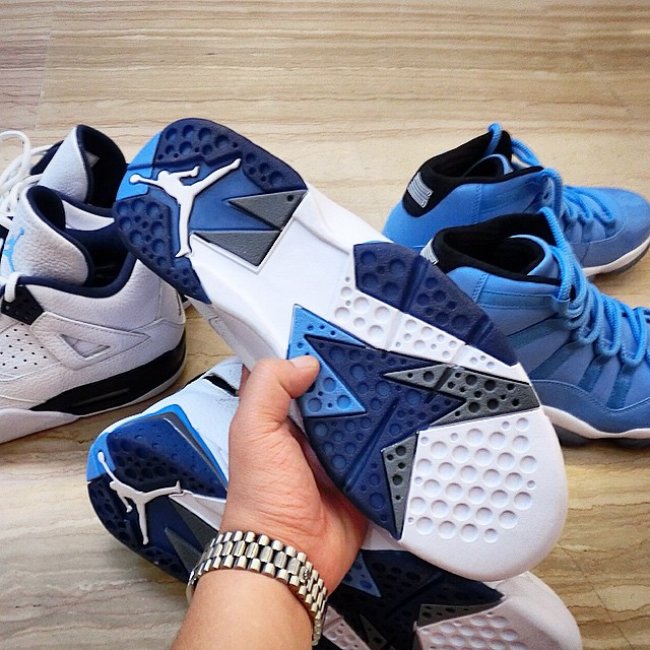 304775-107,AJ7,Air Jordan 7 AJ7 304775-107 Air Jordan 7 “French Blue” 更多实物图片
