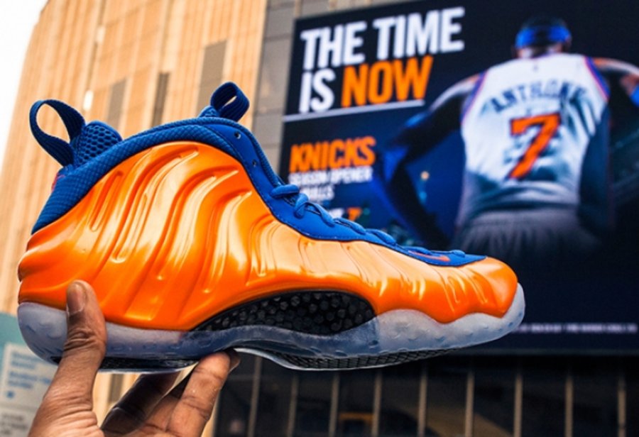 球鞋资讯,球鞋新闻,时尚杂  Nike Air Foamposite One “Knicks” 美图欣赏