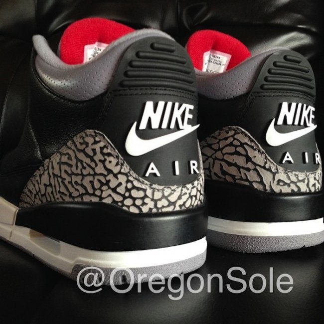 AJ3,Air Jordan 3 AJ3 Air Jordan 3 '88 ＂Black Cement＂ 黑水泥配色样品曝光