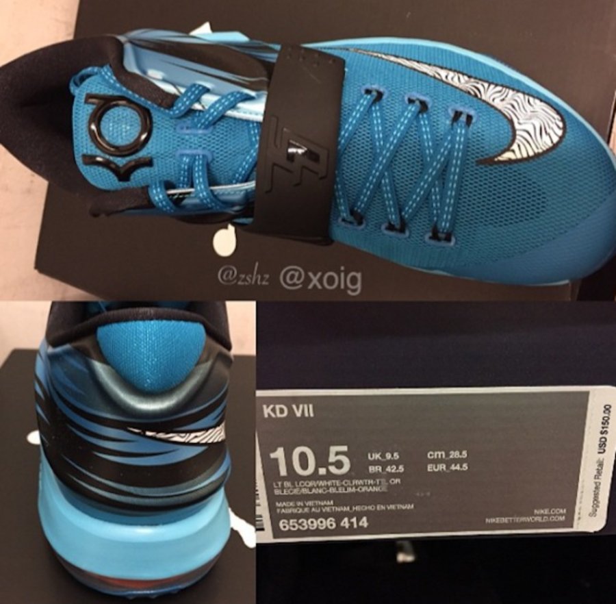 KD7 653996-414 KD7 “Clearwater” 新色发售信息