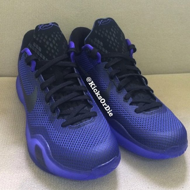 Kobe 10,Kobe X  Kobe 10 “Laker Purple” 湖人紫配色实物曝光