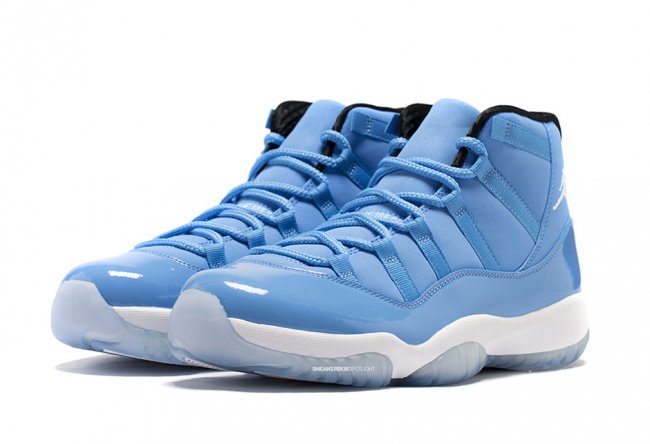689479-405,AJ11,Air Jordan 11 AJ11北卡蓝689479-405 Air Jordan 11 “Ultimate Gift of Flight” 实物图赏
