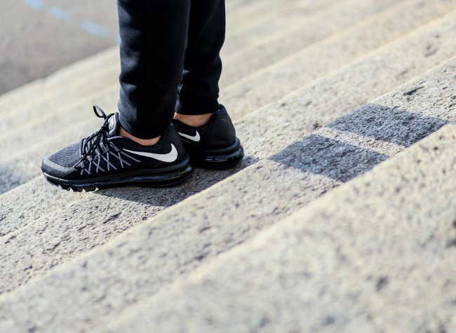 Nike Air Max 2015  Nike Air Max 2015 黑白配色上脚实拍