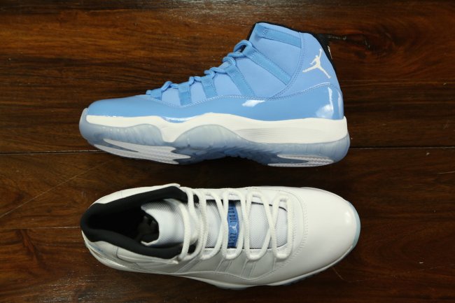 AJ11,Air Jordan 11 AJ11 Air Jordan 11 传奇蓝/北卡蓝双色图赏