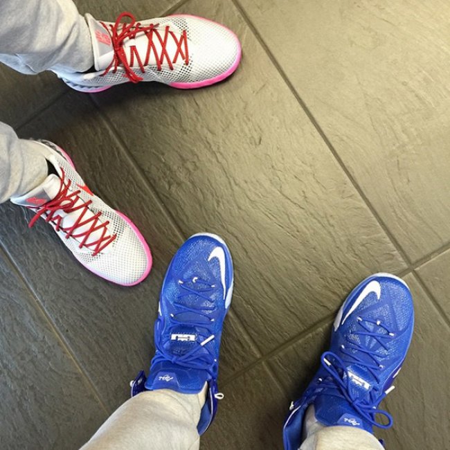LBJ12,LeBron 12 LBJ12 詹姆斯网晒 LeBron 12 PE 肯塔基大学配色
