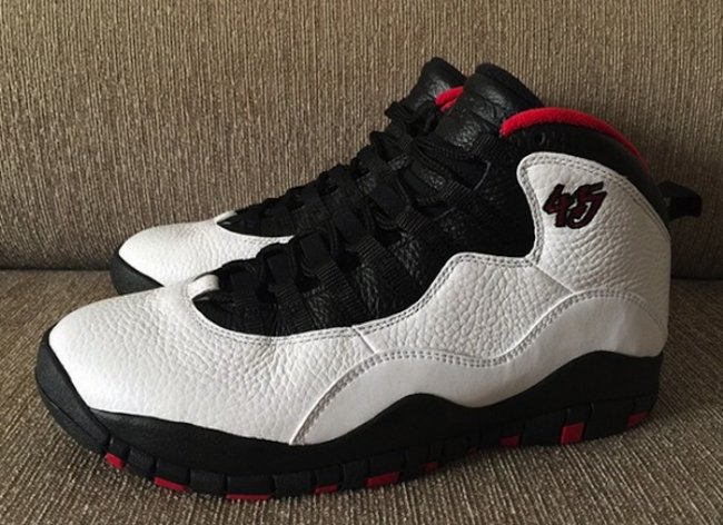 310805-102,AJ10,Air Jordan 10 310805-102AJ10 Air Jordan 10 “Chicago” Remastered 实物图赏
