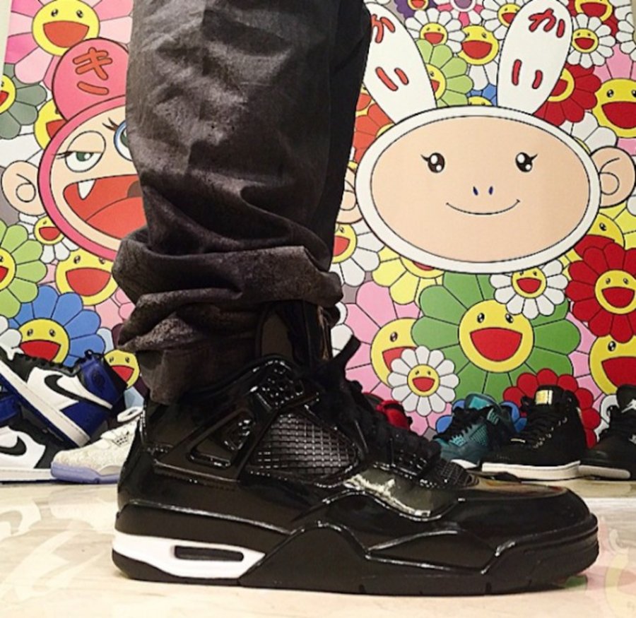 11Lab4,AJ4,Air Jordan 4 AJ4漆皮 Air Jordan 11Lab4 上脚实拍