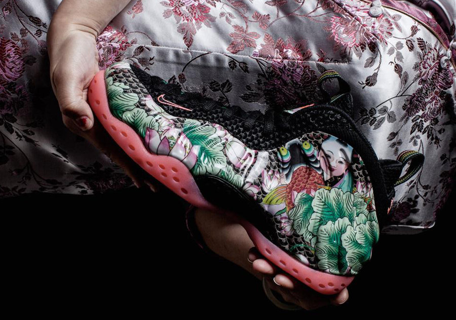 744307-001,Foamposite One,Foam 744307-001 Nike Air Foamposite One “Tianjin” 天津配色美图欣赏