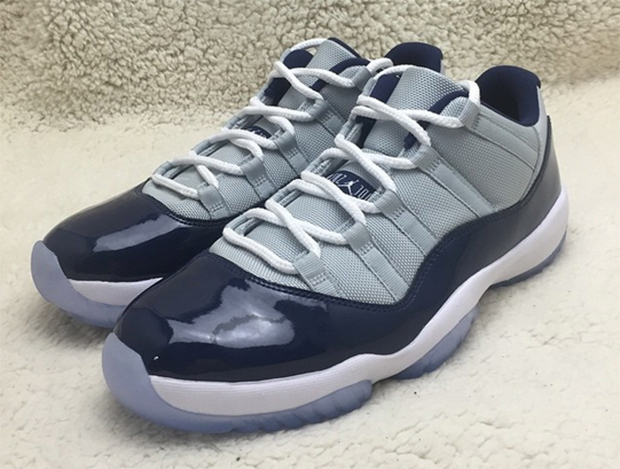 528895-007,AJ11,Air Jordan 11, 528895-007AJ11乔治城 Air Jordan 11 Low “Georgetown” 实物新图