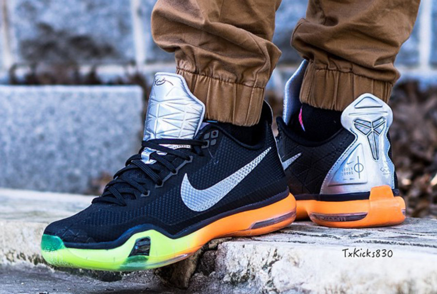 742549-097,Kobe 10,Kobe X 742549-097 Kobe 10 ＂All Star＂ 上脚实拍