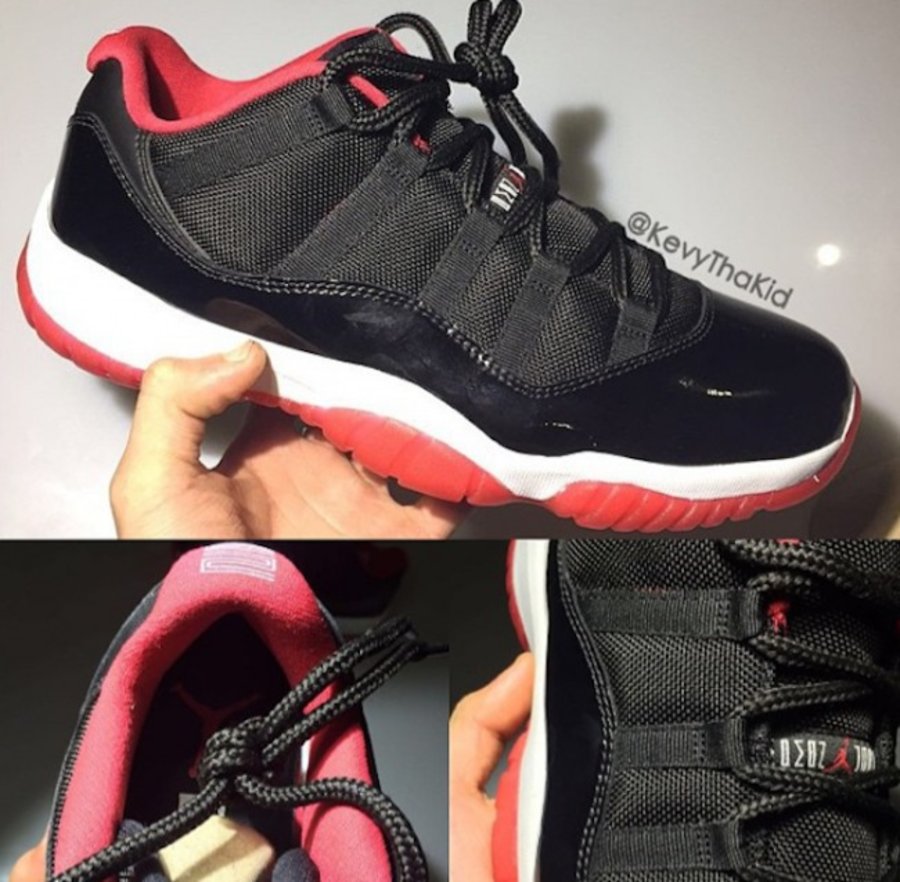 528895-012,AJ11,Air Jordan 11 528895-012 Air Jordan 11 Low “Bred” 黑红发售信息