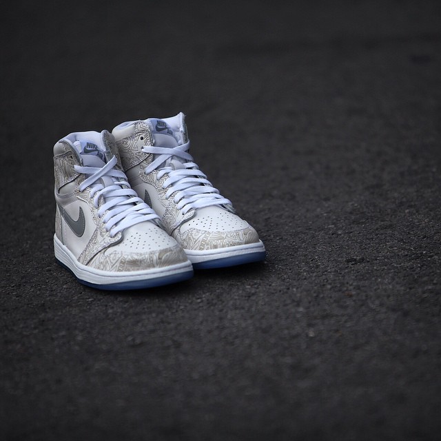705289-100,AJ1,Air Jordan 1 705289-100AJ1 Air Jordan 1 ＂Laser＂ 细节美图欣赏