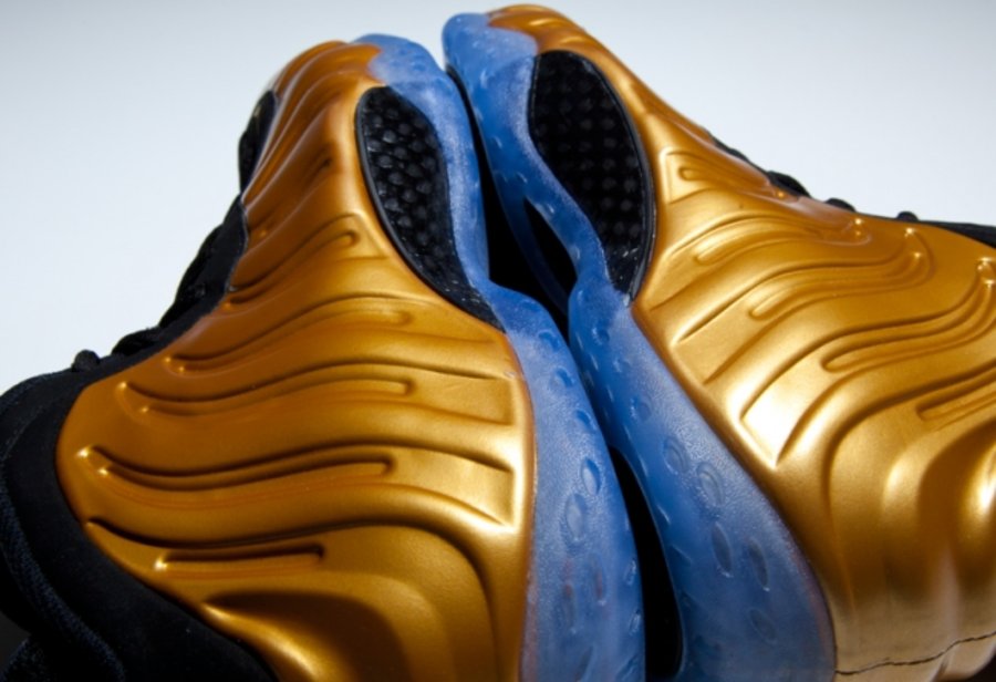 Nike,Air,Foamposite,One,金属金 314996-700 Nike Air Foamposite One 金喷高清图赏