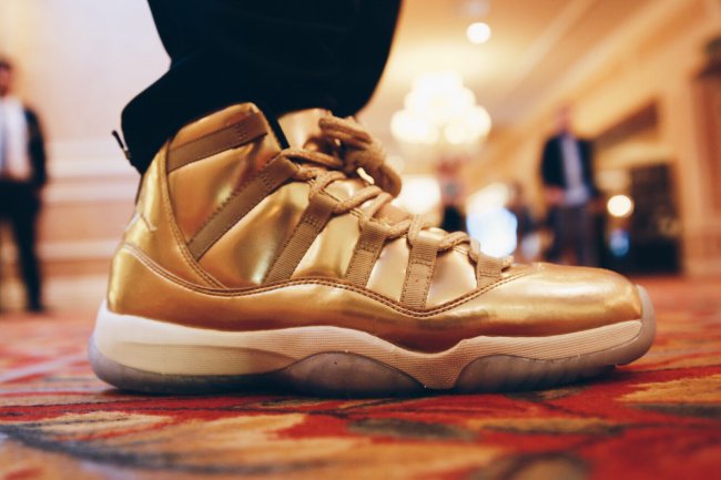 AJ11,Air Jordan 11 AJ11 金色 Air Jordan 11 ＂Gold＂ 上脚实拍