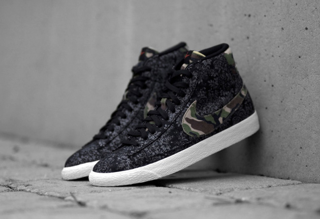 Nike Blazer Mid 638261-009 Nike Blazer Mid Vintage PRM “Camo Swoosh” 即将发售