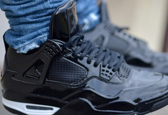 11Lab4,AJ4,Air Jordan 4 AJ4漆皮 Air Jordan 11Lab4 上脚新图