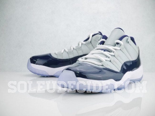 528895-007,AJ11,Air Jordan 11, 528895-007AJ11乔治城 Air Jordan 11 Low “Georgetown”更多实物图赏
