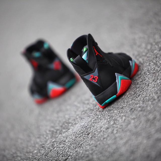 705350-007,AJ7,Air Jordan 7 705350-007火星人马文AJ7 Air Jordan 7 巴塞罗那之夜实拍欣赏