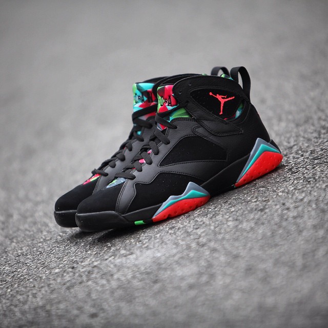 705350-007,AJ7,Air Jordan 7 705350-007火星人马文AJ7 Air Jordan 7 巴塞罗那之夜实拍欣赏