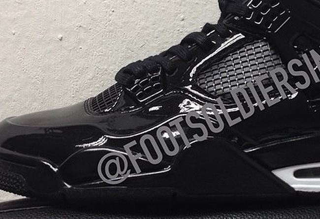 719864-010,11Lab4,Air Jordan 4 719864-010AJ4漆皮 Air Jordan 11Lab4 黑色漆皮货号曝光