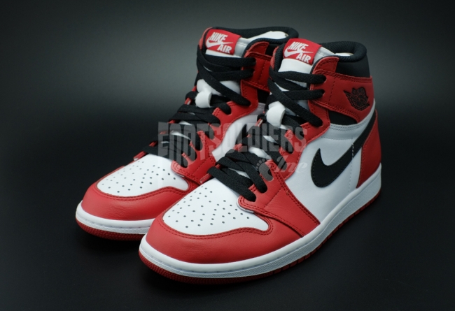 555088-101,AJ1,Air Jordan 1 555088-101AJ1白黑红 Air Jordan 1 Retro High OG “Chicago” 5 月底发售