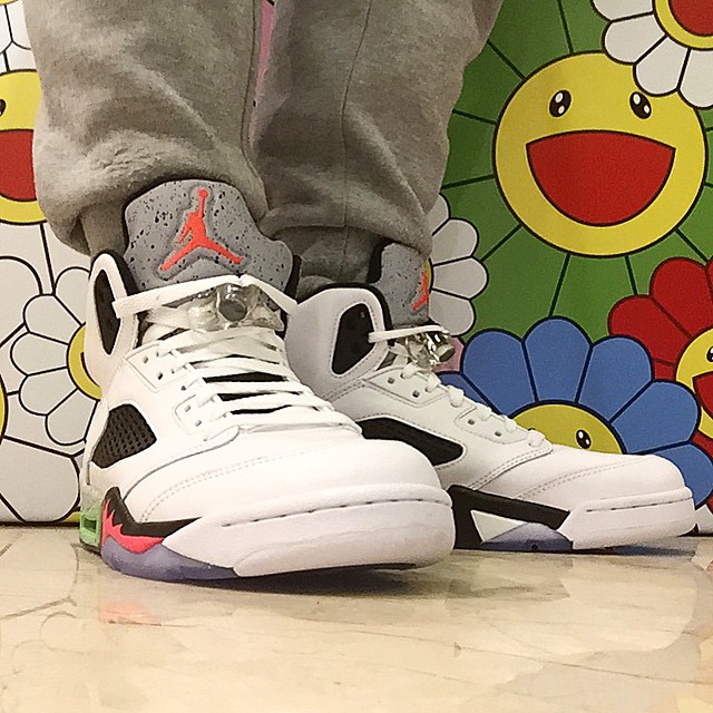 136027-115,AJ5,Air Jordan 5 136027-115 AJ5 Air Jordan 5 “Space Jam” 上脚实拍