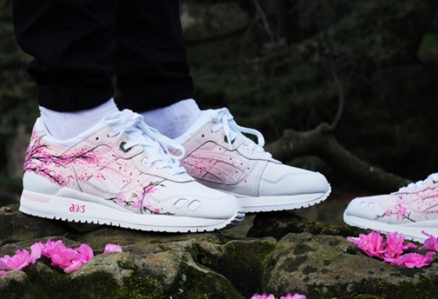 球鞋资讯,球鞋新闻,时尚杂  Asics Gel Lyte 3 “Sakura” 定制鞋款欣赏