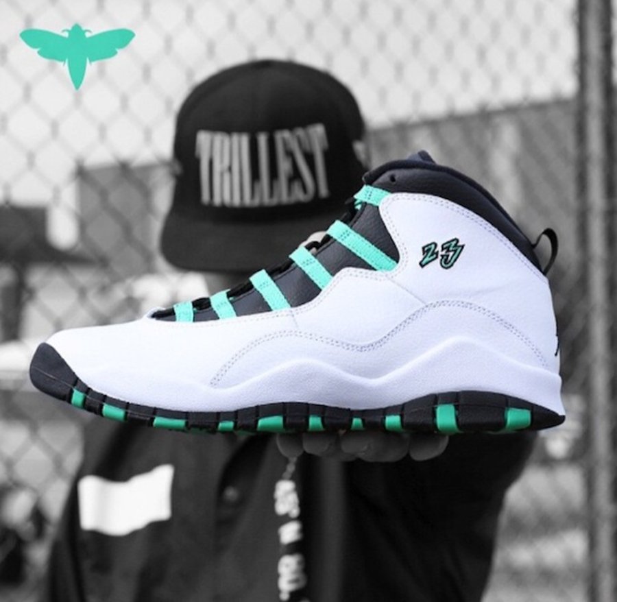 705180-118,AJ10,Air Jordan 10 705180-118AJ10 Air Jordan 10 GS “Verde” 本月发售