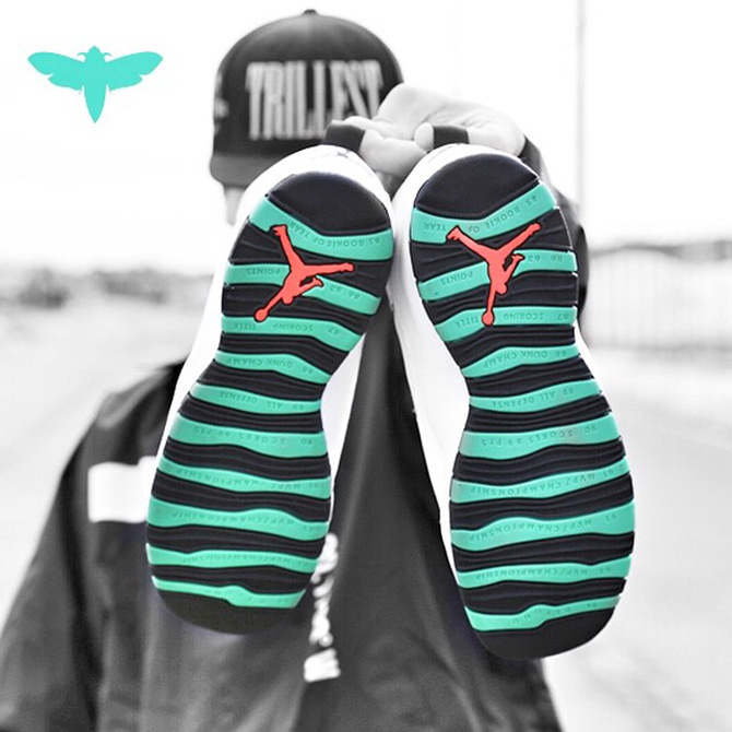 705180-118,AJ10,Air Jordan 10 705180-118AJ10 Air Jordan 10 GS “Verde” 本月发售