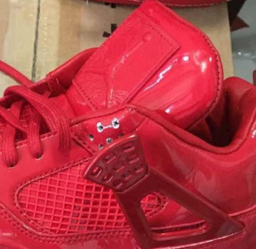 719864-600,AJ4,Air Jordan 4,11 719864-600AJ4 Air Jordan 11LAB4 “Red” 红色漆皮谍照曝光