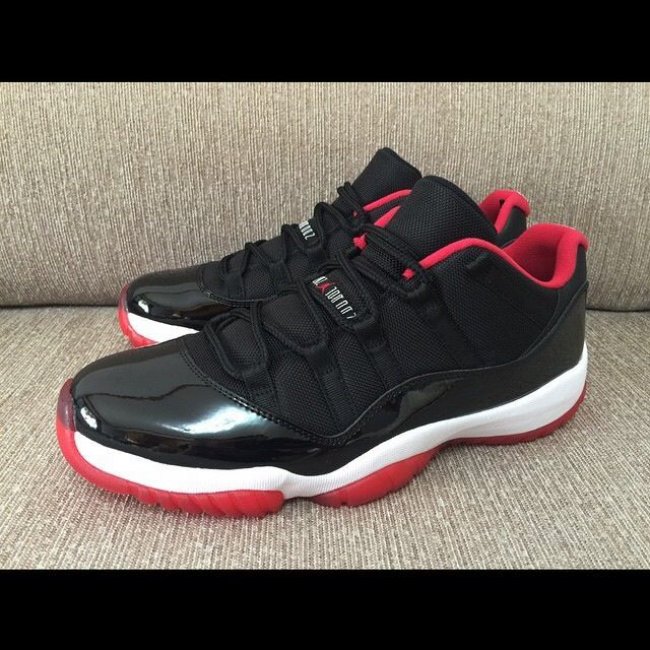 528895-012,AJ11低帮,AJ11 Low,Air 528895-012AJ11低帮 Air Jordan 11 Low “Bred” 实物新图