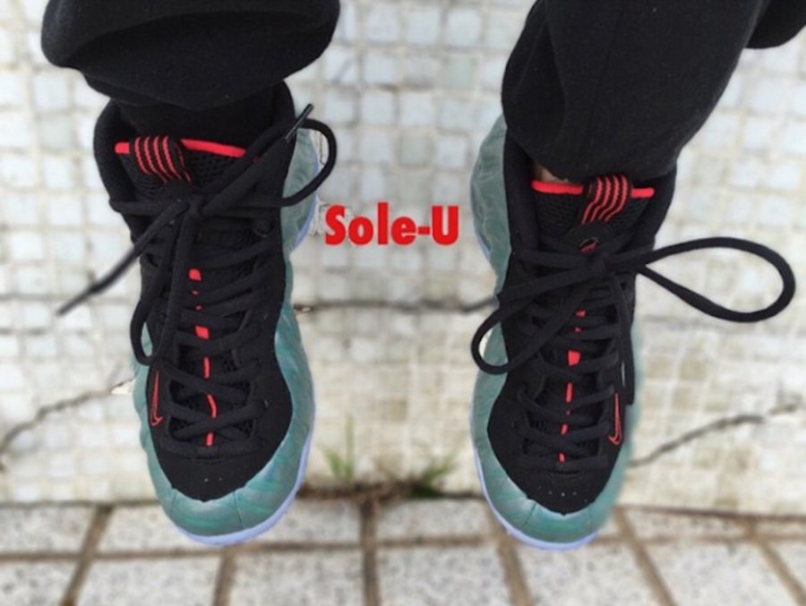 575420-300,Foamposite One,Foam 575420-300钓鱼喷 Nike Air Foamposite One “Gone Fishing” 上脚实拍