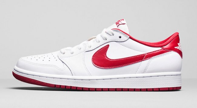 705329-101,AJ1,Air Jordan 1 705329-101AJ1 Air Jordan 1 Retro Low OG 白红配色官方发售信息