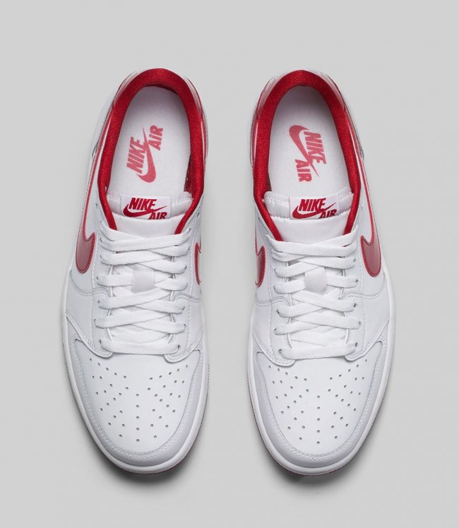 705329-101,AJ1,Air Jordan 1 705329-101AJ1 Air Jordan 1 Retro Low OG 白红配色官方发售信息