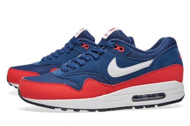 Nike Air Max 1 537383-400 Nike Air Max 1 蓝红白新色登场