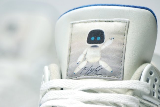 AJ4,Air Jordan 4 AJ4 Air Jordan 4 “ PlayStation 4” 白色版本定制鞋款欣赏