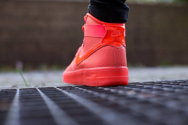 AF1,Air Force 1 AF1 Nike Air Force 1 High Premium “Hot Lava” 火热亮相