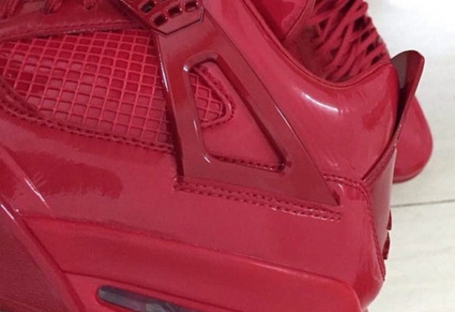 Air,Jordan,11Lab4,全红,实物曝 AJ4 Air Jordan 11Lab4 全红配色实物新图