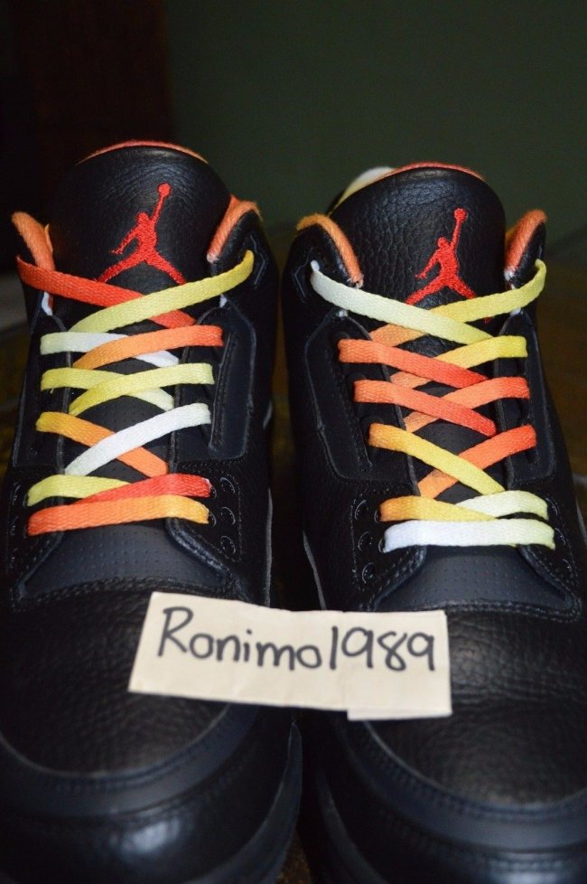 AJ3,Air Jordan 3 AJ3 Air Jordan 3 “Drake vs. Lil Wayne” PE 黑色版本再亮相