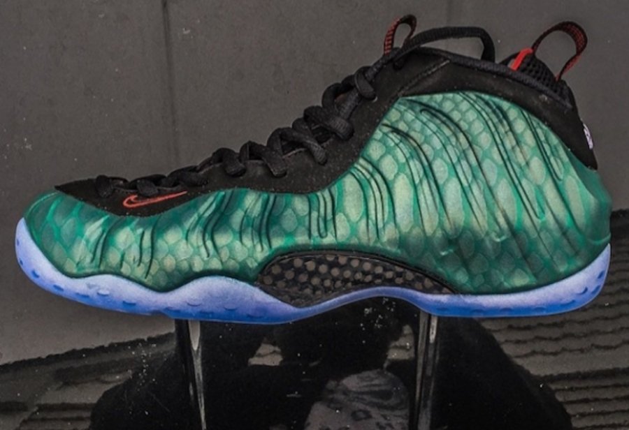 575420-300,Foamposite One,Foam 575420-300钓鱼喷 Nike Air Foamposite One “Gone Fishing” 实物新照