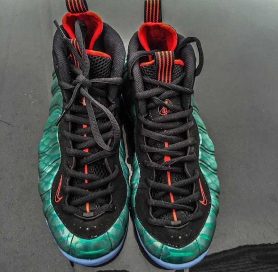 575420-300,Foamposite One,Foam 575420-300钓鱼喷 Nike Air Foamposite One “Gone Fishing” 实物新照