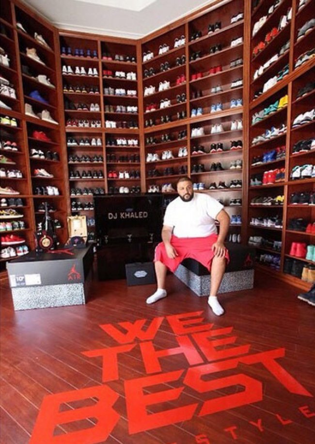 DJ Khaled  走进土豪 DJ Khaled 的 Sneaker 球鞋收藏