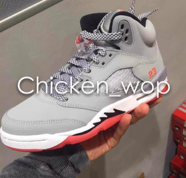 AJ5,Air Jordan 5 AJ5 Air Jordan 5 GS “Hot Lava” 女款新色实物曝光