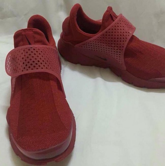 Sock Dart,Nike  Nike Sock Dart “Red” 全红实物曝光