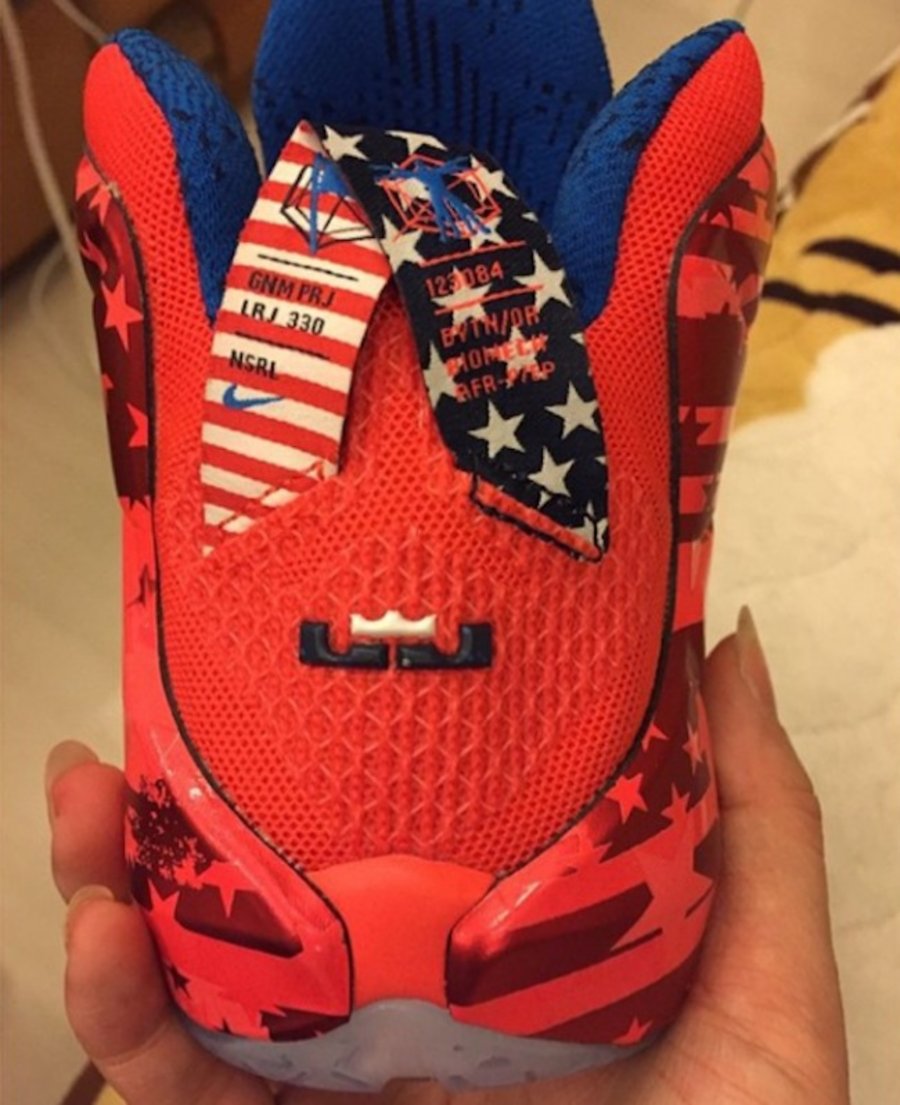 LBJ12,LeBron 12 LBJ12 LeBron 12 “USA” 更多实物曝光