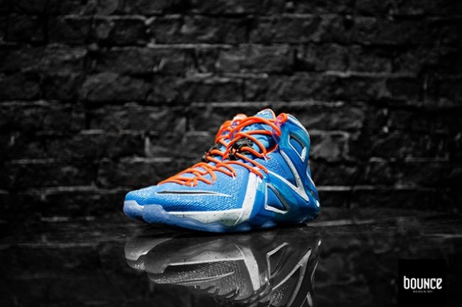 724559-488,LBJ12,LeBron 12 724559-488LBJ12 LeBron 12 Elite “Elevate” 实物细节近赏
