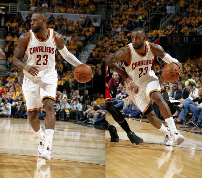 LBJ12,LeBron 12 Elite LBJ12 詹姆斯上脚全新 LeBron 12 Elite PE 骑士队配色
