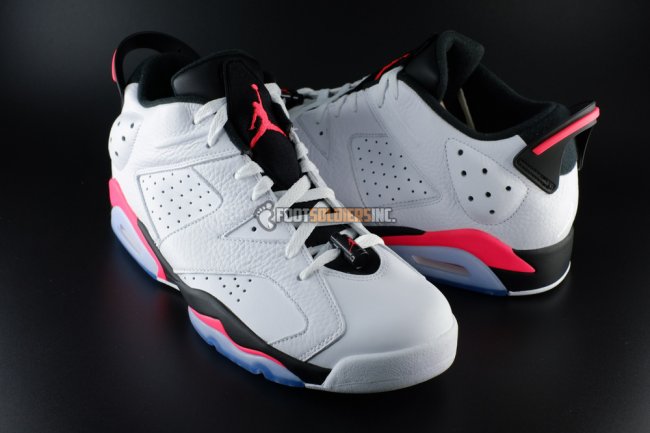 304401-123,AJ6,AJ6 Low,Air Jor 304401-123AJ6低帮 Air Jordan 6 Low “White Infrared” 全新图赏