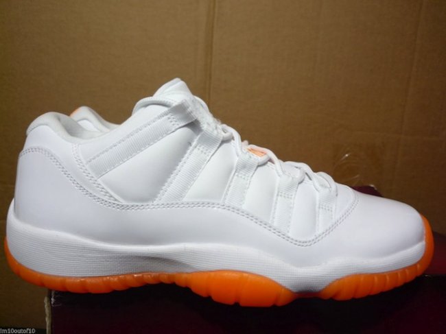 580521-139,AJ11 Low,AJ11,Air J 580521-139AJ11 Air Jordan 11 Low GS “Citrus” 更多实物曝光